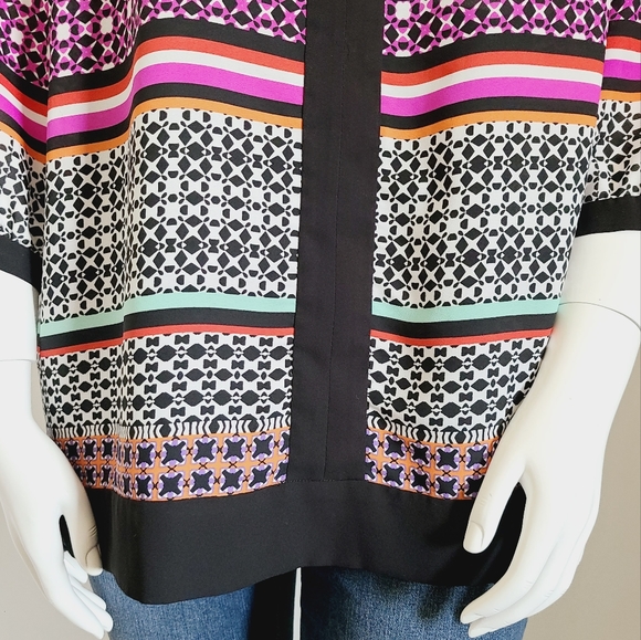 XL NYDJ Pintuck  3/4 Sleeve Blouse - Picture 6 of 11